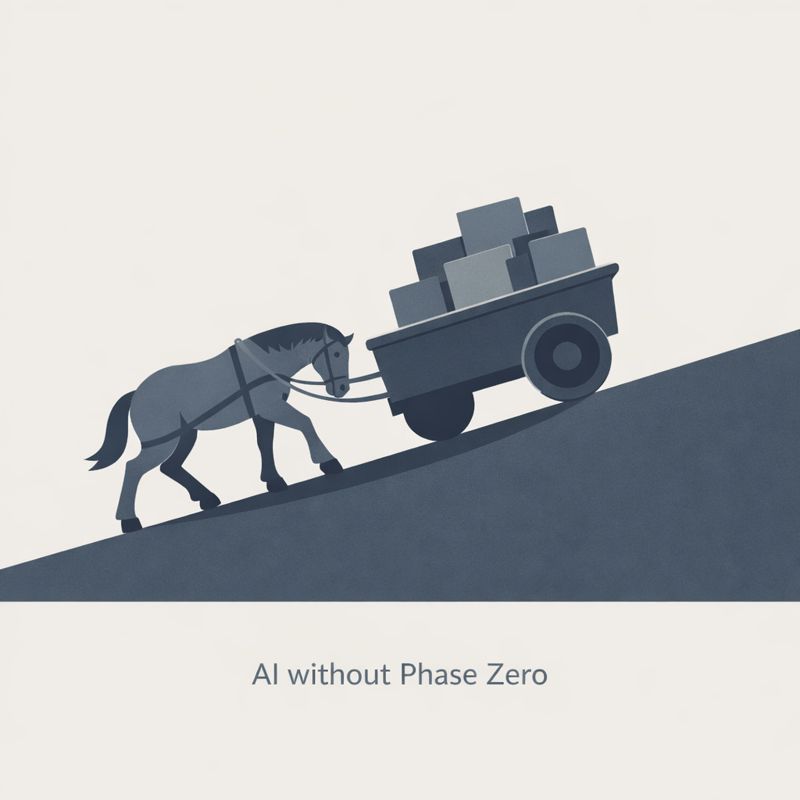 AI Without Phase Zero Is Putting the Cart Before the Horse
