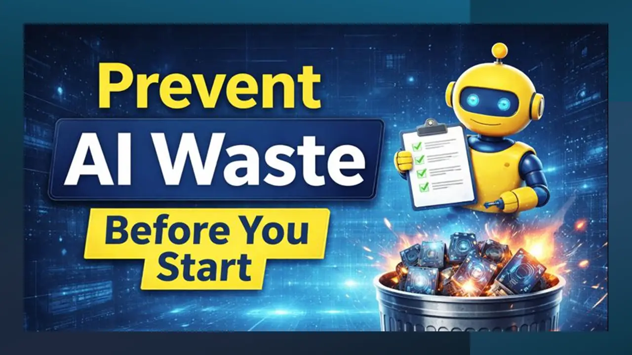 Prevent AI Waste — Before You Start It’s a new year…